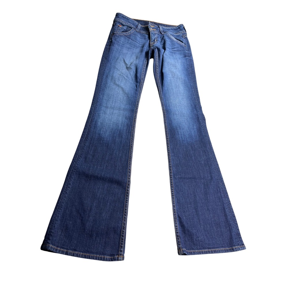 Hudson Jeans Women's Size 26 Flare Leg Denim Jeans Flap Back Pockets Made USA
